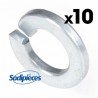 Rondelle frein Ø 10 mm. Par 10