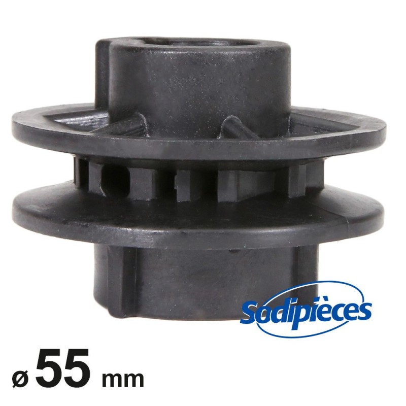 Poulie pour Castelgarden Ø 55 mm. Ales. 17 mm