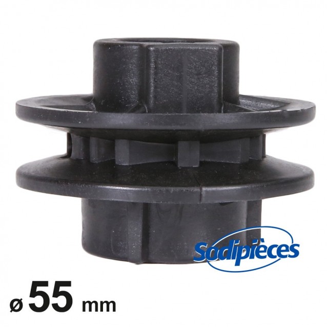 Poulie pour Castelgarden Ø 55 mm. Ales. 17 mm