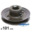 Poulie Ø 101 mm. Larg. 44,5 mm