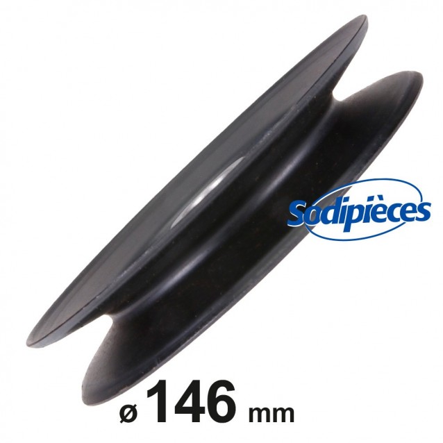 Poulie Ø 146 mm. Larg. 25,4 mm
