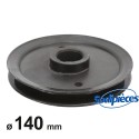 ⇘ Poulie Ø 140 mm. Larg. 44,5 mm