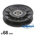 Poulie Ø 68 mm. Larg. 9,5 mm