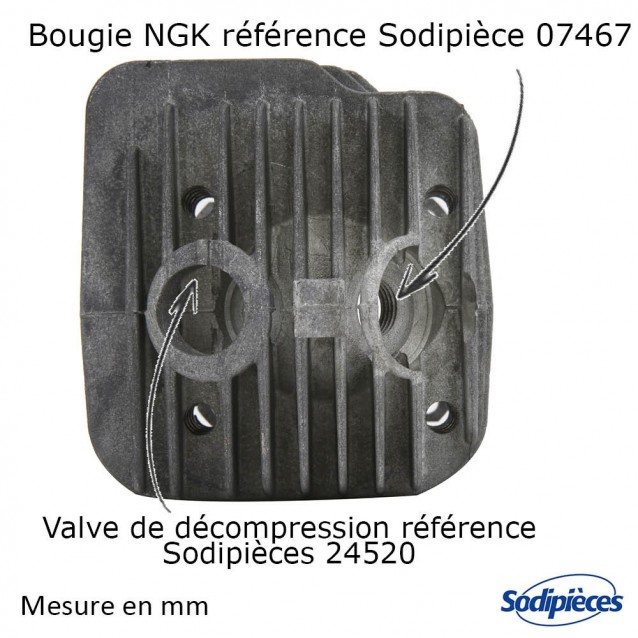 Cylindre piston tronçonneuse Stihl 046-MS460 Ø 52mm Cylindre piston tronçonneuse Stihl 046-MS460 Ø 52mm