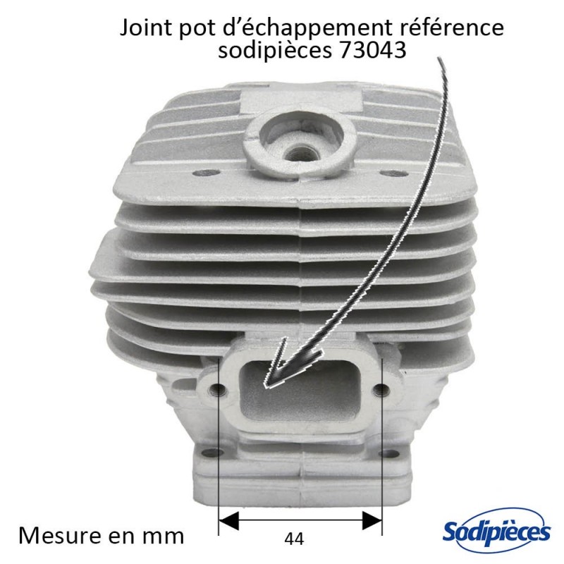 Cylindre piston pour tronçonneuse Stihl 066/ MS 660 Ø 54mm