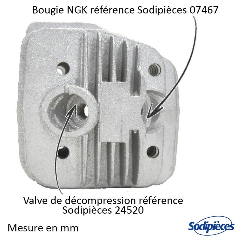 Cylindre piston pour tronçonneuse Stihl 066/ MS 660 Ø 54mm