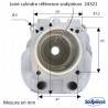 Cylindre piston découpeuse Husqvarna/Partner K750 et K760 Ø 51 mm Cylindre piston découpeuse Husqvarna/Partner K750 et K760 Ø 51 mm
