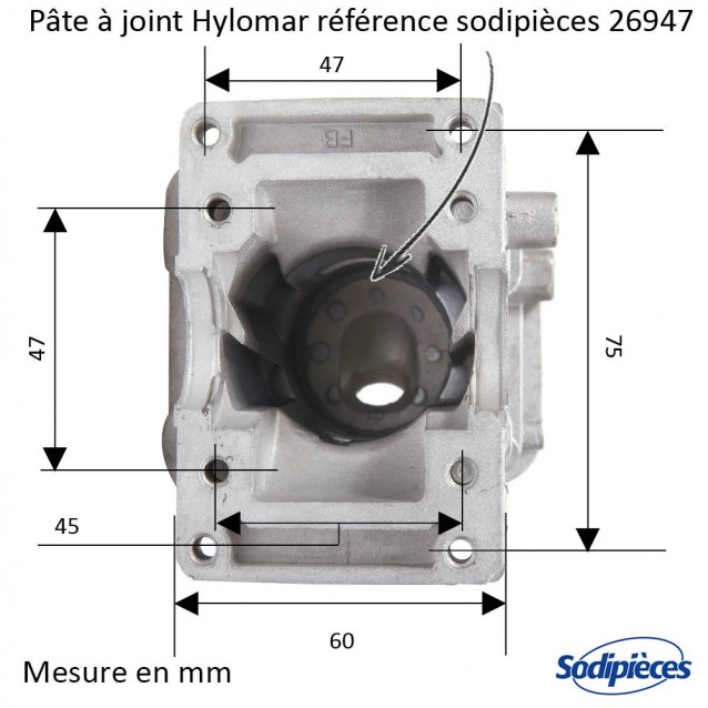 Cylindre piston tronçonneuse Stihl 018/MS180 Ø 38 mm