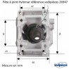 Cylindre piston tronçonneuse Stihl 018/MS180 Ø 38 mm Cylindre piston tronçonneuse Stihl 018/MS180 Ø 38 mm