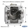 Cylindre piston tronçonneuse Stihl 025/MS250 Ø 42,5 mm Cylindre piston tronçonneuse Stihl 025/MS250 Ø 42,5 mm