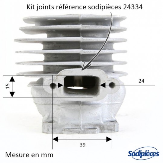 Cylindre piston tronçonneuse Stihl 024-MS240 Ø 42 mm