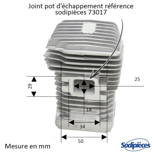 Cylindre piston tronçonneuse Stihl 021/MS210/023/MS230 Ø 40 mm