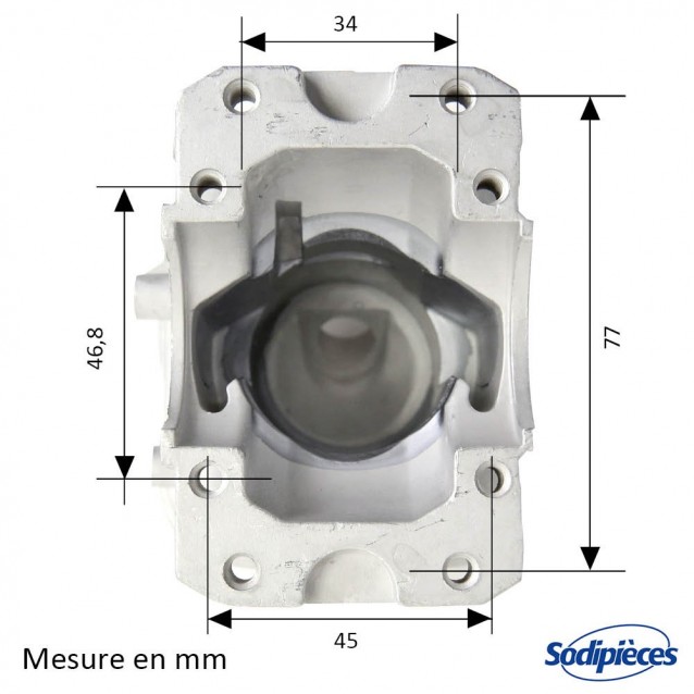 Cylindre tronçonneuse Husqvarna 137 Ø38 mm Cylindre tronçonneuse Husqvarna 137 Ø38 mm