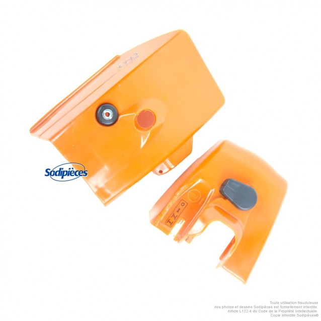 Capot carburateur-cylindre pour tronçonneuse Stihl 1121 140 1904