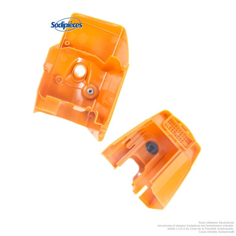 Capot carburateur-cylindre pour tronçonneuse Stihl 1121 140 1904