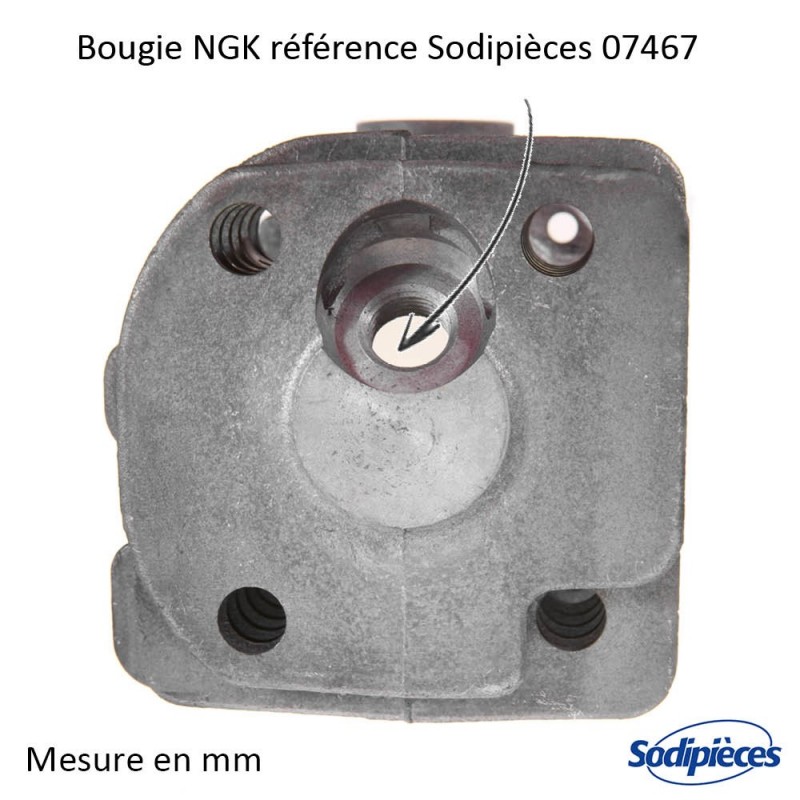 Cylindre piston pour Husqvarna 271, HS372, 372, 372XP, 362, avant 2007 jusqu'a fin 2007 Ø 50 mm