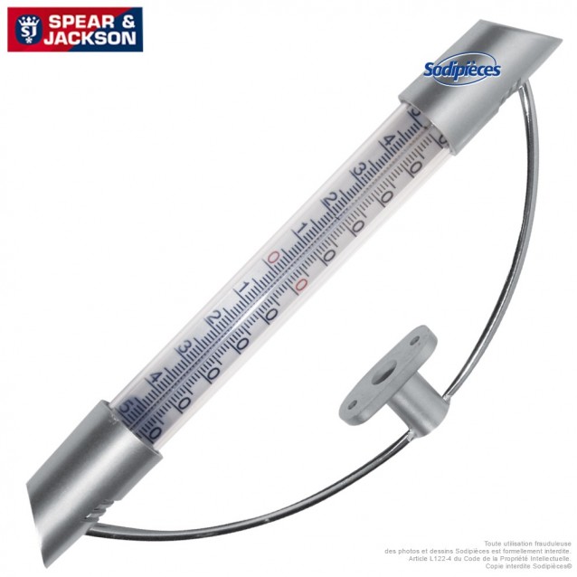 Thermomètre fenêtre Spear & Jackson type alu