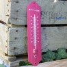 Thermomètre Spear & Jackson métal rose