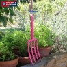 Fourche à bêcher Spear & Jackson avec manche bois. Rose