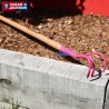 Griffe 3 dents Spear & Jackson avec manche bois. Rose