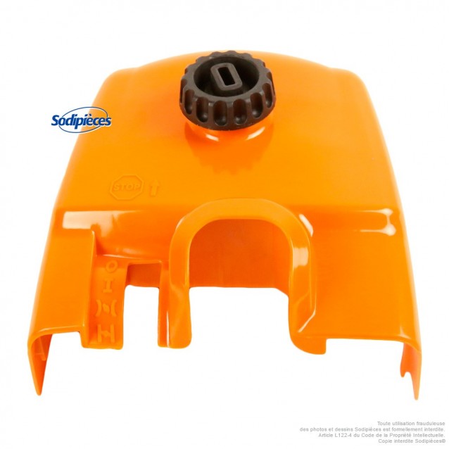 Couvercle carter, capot pour tronçonneuse Stihl 1135 140 1900, 1135 080 1602