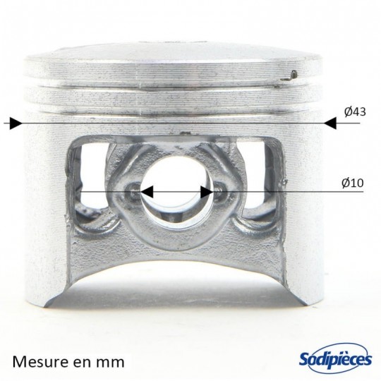 Cylindre piston tronçonneuse Shindaiwa diam 43mm