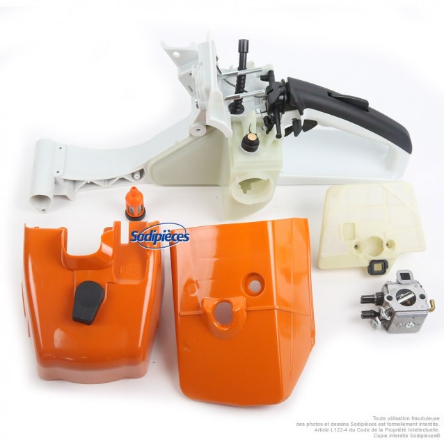 Kit montage carter réservoir pour tronçonneuse Stihl Kit montage carter réservoir pour tronçonneuse Stihl