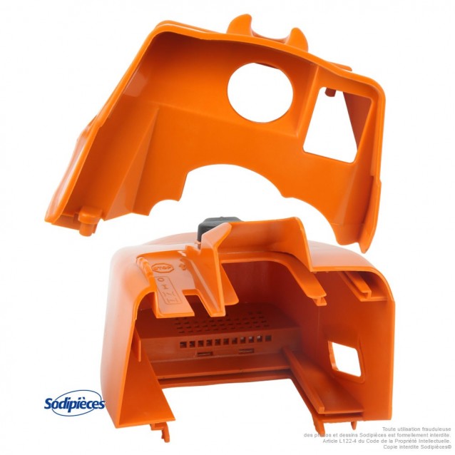 Capot cylindre, carburateur pour tronçonneuse Stihl 1125 140 1903 Capot cylindre, carburateur pour tronçonneuse Stihl 1125 140 1903