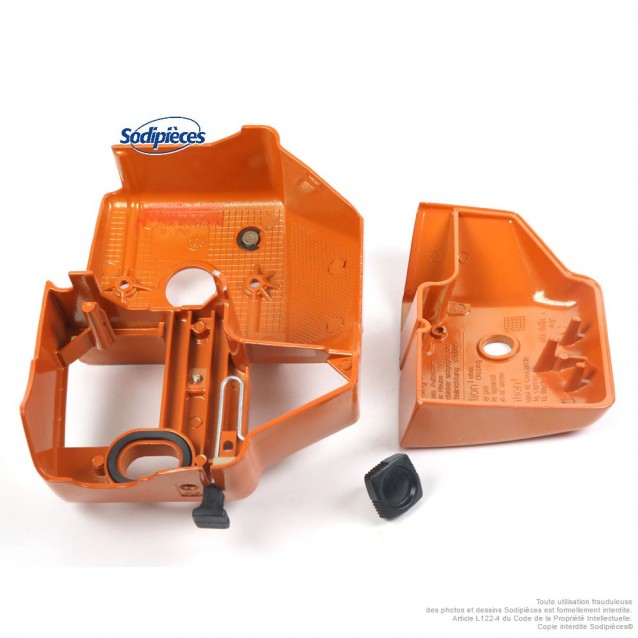 Capot carburateur pour tronçonneuse Stihl 1106 080 1600, 1106 084 0601