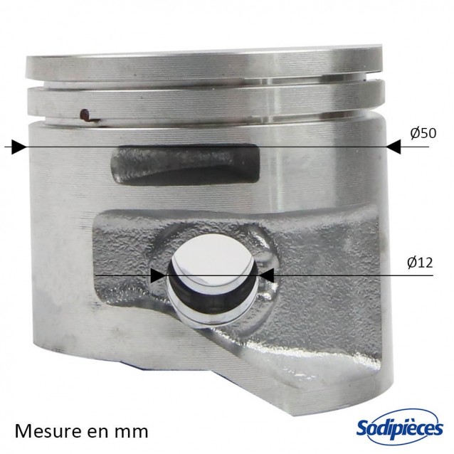 Cylindre piston tronçonneuse Stihl diam 50mm Cylindre piston tronçonneuse Stihl diam 50mm