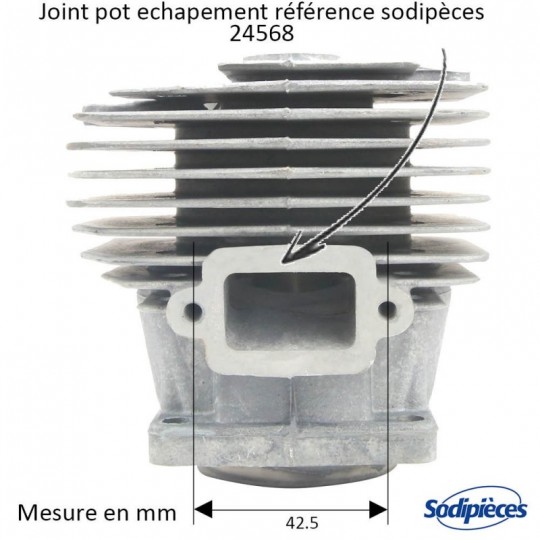 Cylindre piston tronçonneuse Stihl diam 50mm