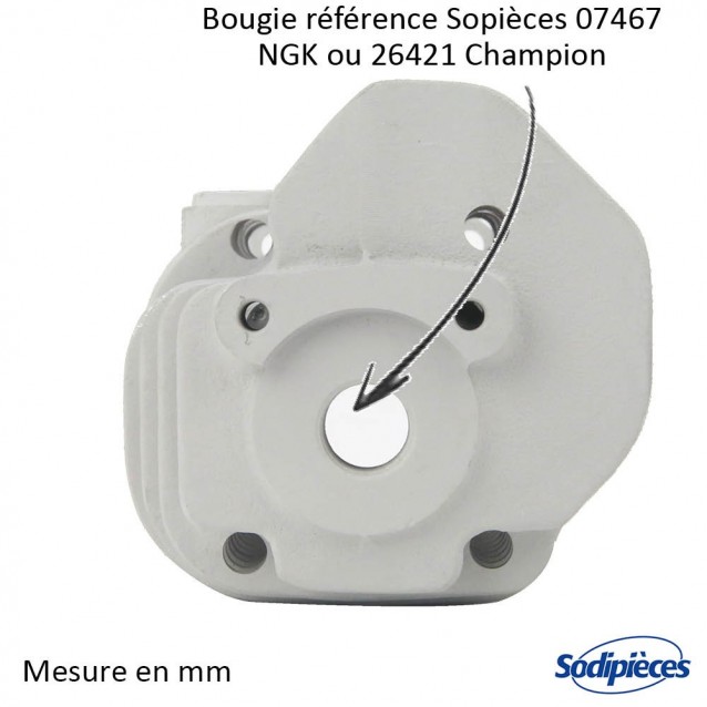 Cylindre piston tronçonneuse Stihl 041 Ø 44mm Cylindre piston tronçonneuse Stihl 041 Ø 44mm