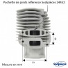 Cylindre piston tronçonneuse Stihl 041 Ø 44mm Cylindre piston tronçonneuse Stihl 041 Ø 44mm