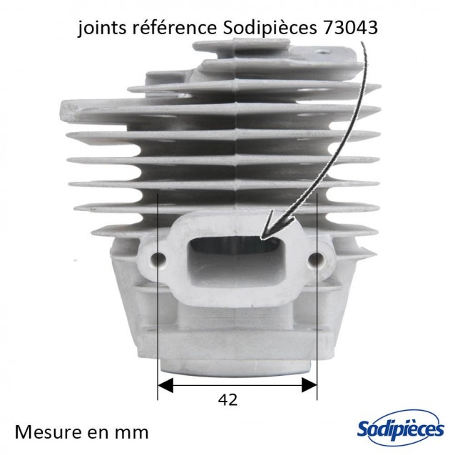 Cylindre piston stihl diam 50mm