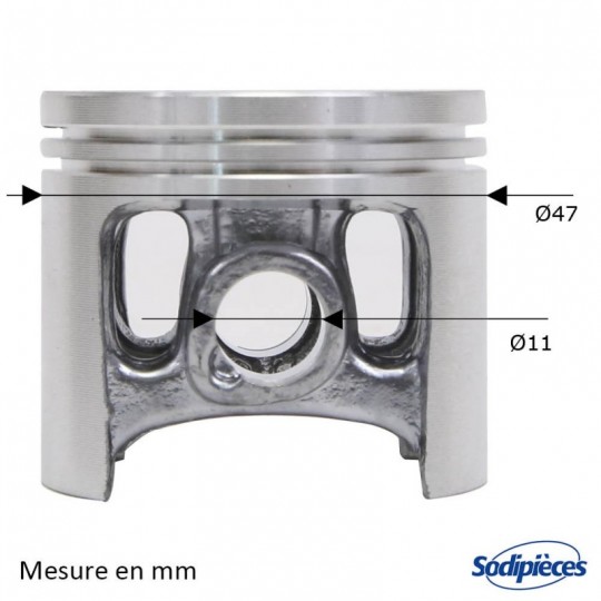 Cylindre piston stihl diam 50mm