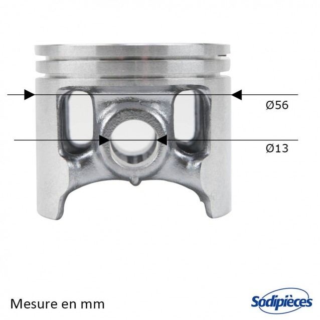 Cylindre piston husqvarna diam 56mm