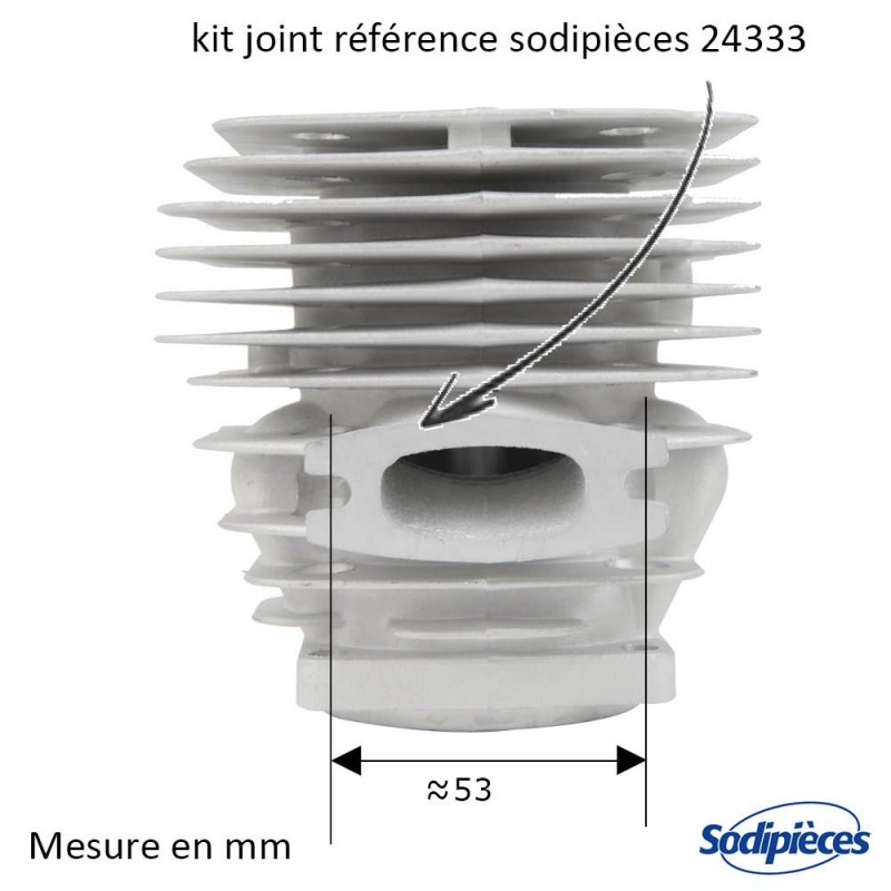Cylindre piston husqvarna diam 56mm
