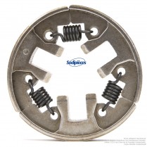 Embrayage pour Stihl 009, 010, 011, 012, 015, 020AV, MS192T, MS201. Masselottes avec 3 ressorts