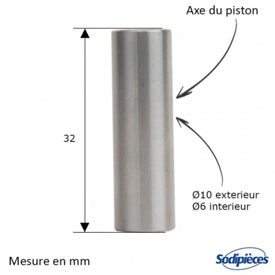 Cylindre piston tronçonneuse Husqvarna/Partner diam 51 mm