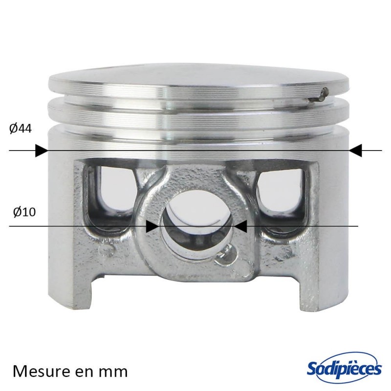 Cylindre piston tronçonneuse Stihl 026-MS260-260C Ø 44mm. Par 2
