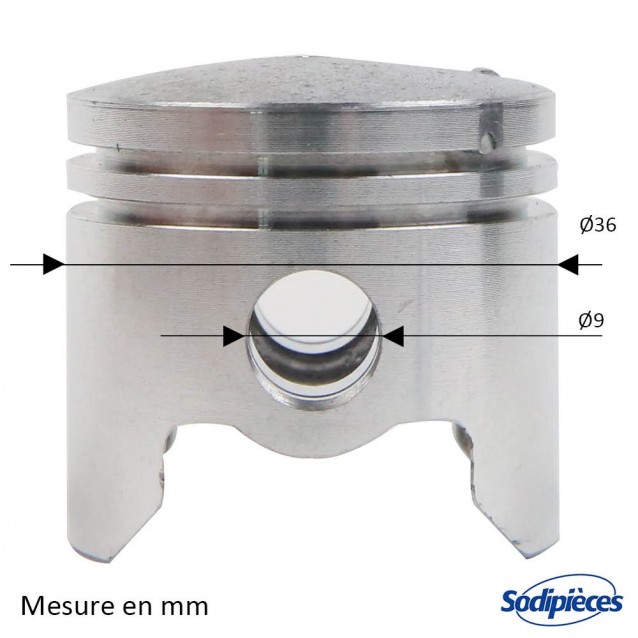 Cylindre pour tronçonneuse Mitsubishi TL33 Ø36 mm