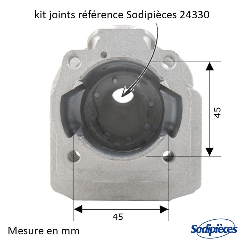 Cylindre piston husqvarna diam 45mm