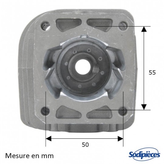 Cylindre piston tronçonneuse Husqvarna/Partner diam 51 mm