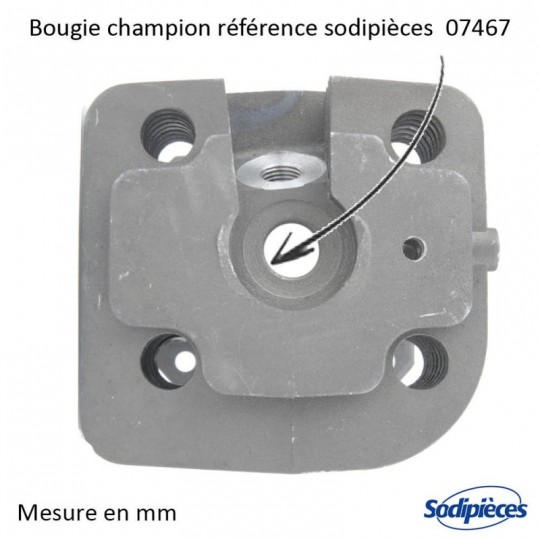 Cylindre piston tronçonneuse Husqvarna/Partner diam 51 mm