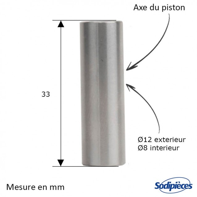 Cylindre piston husqvarna diam 47mm