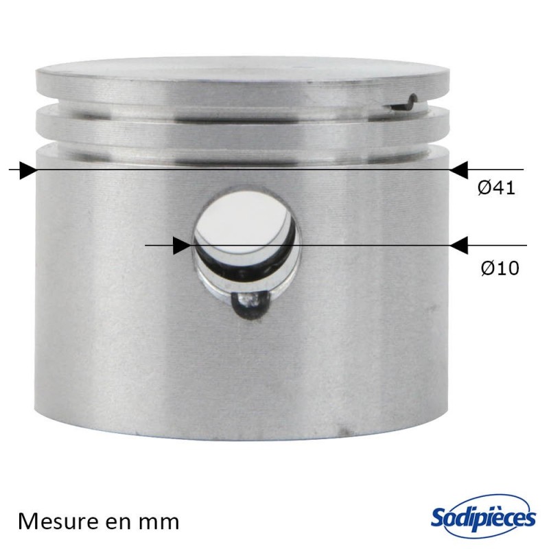 Cylindre pour tronçonneuse Poulan Partner 351 Ø41 mm