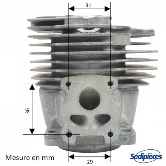 Cylindre piston tronçonneuse Stihl diam 50mm