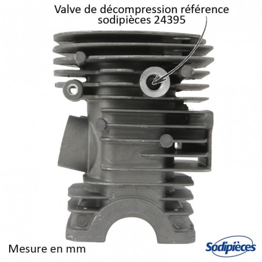 Cylindre pour tronconneuse Husqvarna 340, 345, 350. Diametre 42 mm