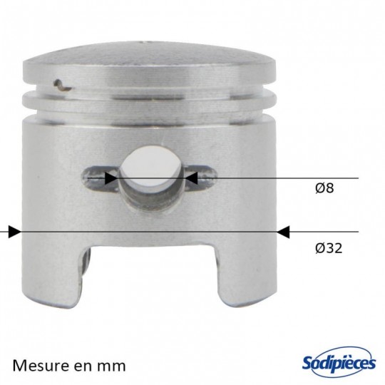 Cylindre piston shindaiwa diam 32mm