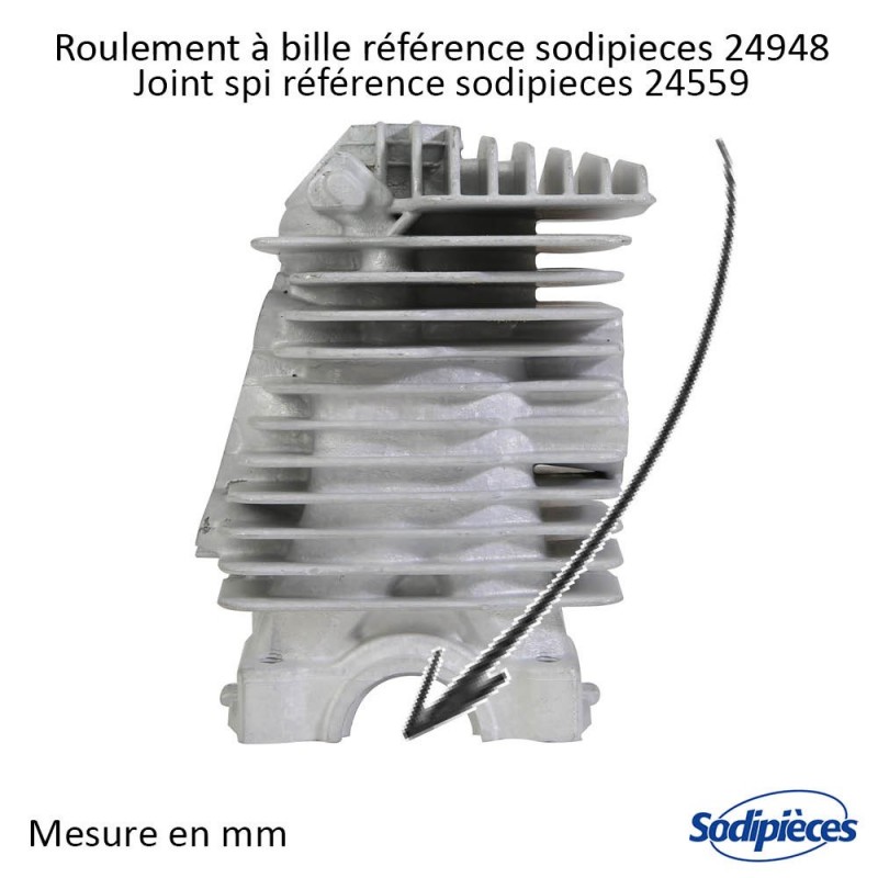 Cylindre piston pour Stihl MS211 et MS211C. 1139 020 1202